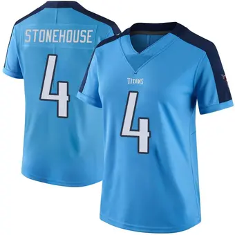 Women's Ryan Stonehouse Light Blue Limited Color Rush Football Jersey