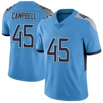 Youth Chance Campbell Light Blue Limited Vapor Untouchable Football Jersey