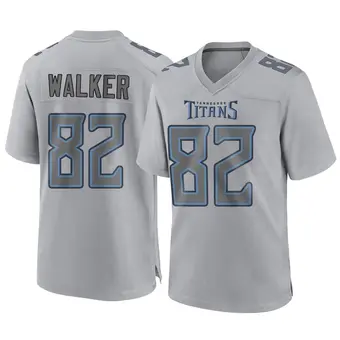 Youth Delanie Walker Gray Game Atmosphere Fashion Football Jersey