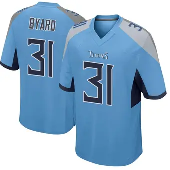 Youth Kevin Byard Light Blue Game Football Jersey