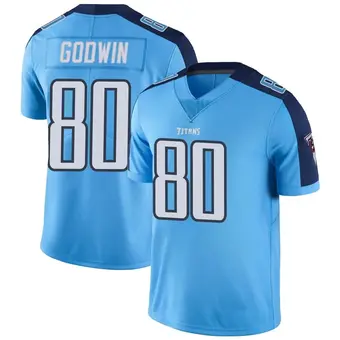 Youth Terry Godwin Light Blue Limited Color Rush Football Jersey